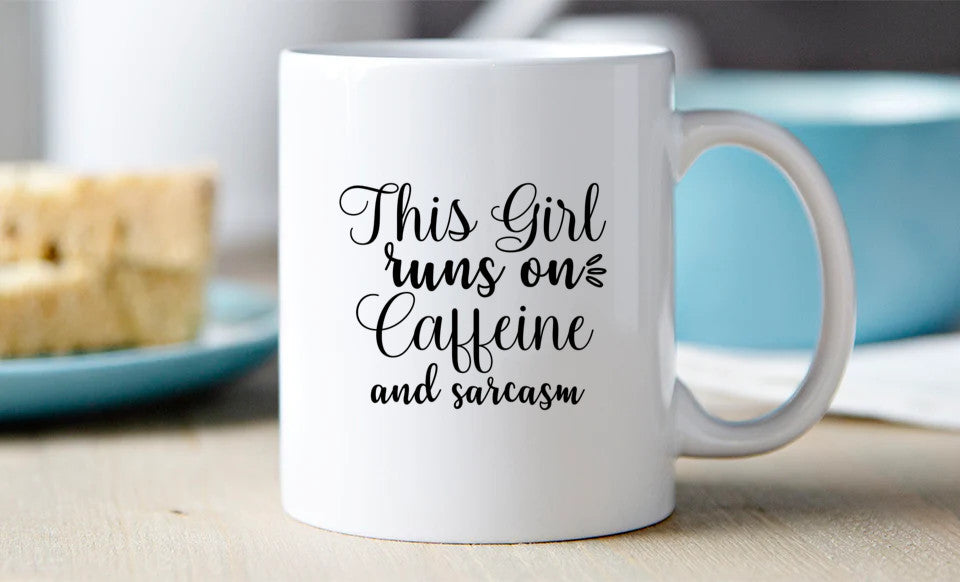 Caffeine and Sarcasm 11oz Mug