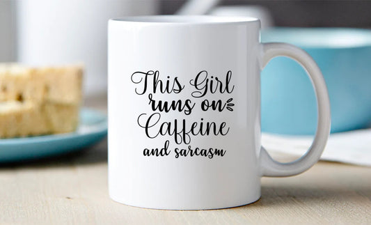 Caffeine and Sarcasm 11oz Mug