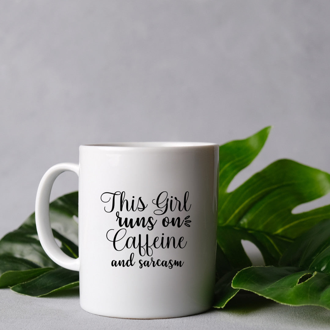 Caffeine and Sarcasm 11oz Mug