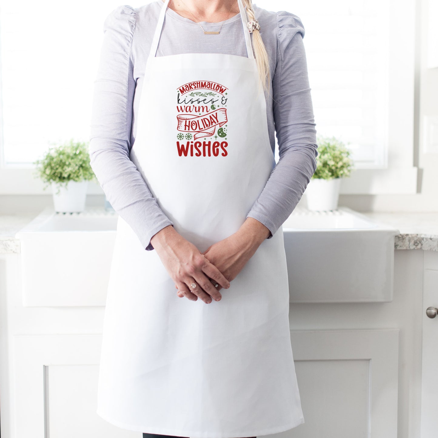 Marshmallow Kisses Apron